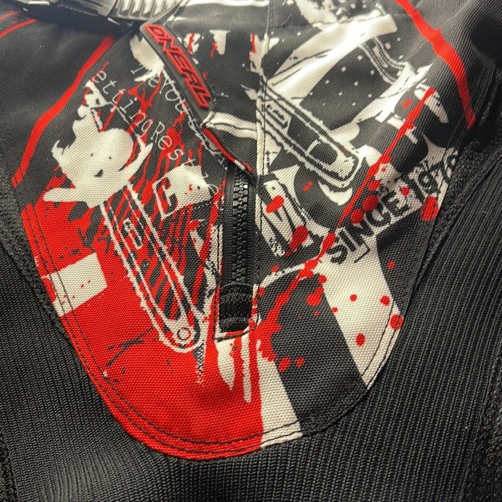 O'Neal MX Motocross Black, Red and White Element Pant Men's Size 28 - Picture 3 of 8